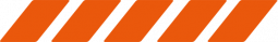 5 chevrons orange